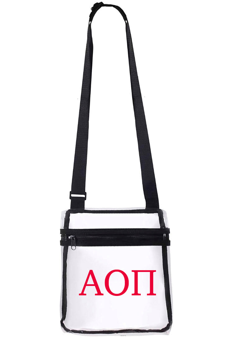 Delta Sigma Theta Clear Stadium Crossbody